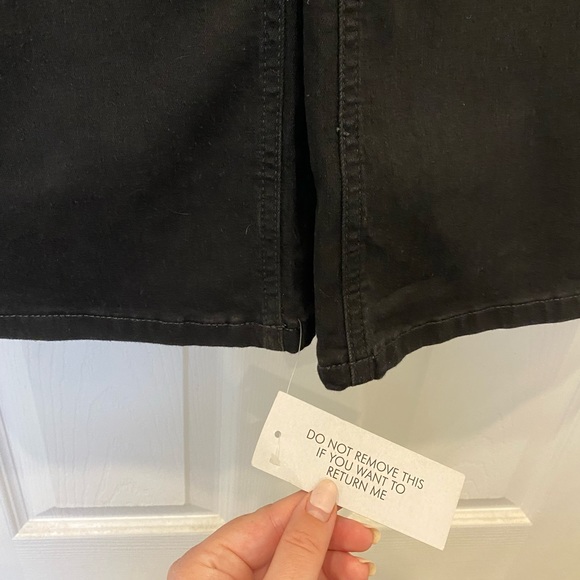 NWT Ilouity Black Wide Leg Maternity Jeans - Picture 10 of 12